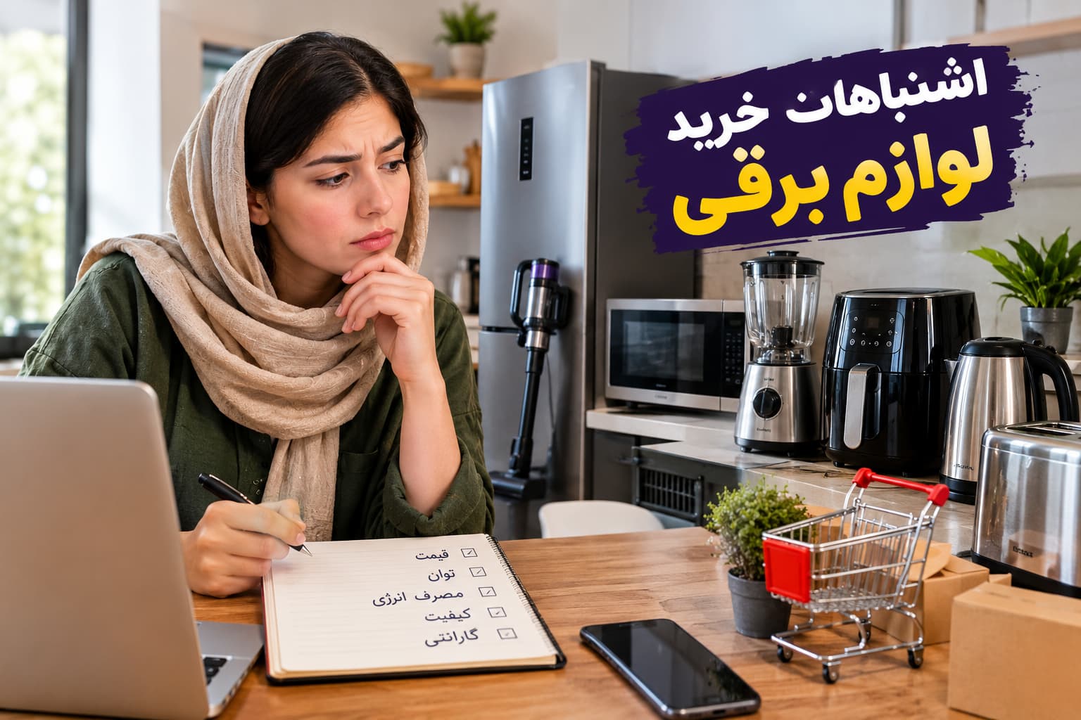 اشتباهات خرید لوازم برقی و نکات مهم انتخاب وسایل برقی